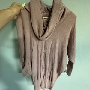 Cowl Neck Sweater (Mauve Pink)
